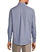 Color:Blue - Image 2 - Gold Label Roundtree & Yorke Non-Iron Long Sleeve Plaid Sport Shirt