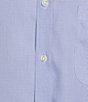 Color:Blue - Image 4 - Gold Label Roundtree & Yorke Non-Iron Long Sleeve Solid Dobby Sport Shirt