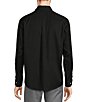 Color:Black - Image 2 - Gold Label Roundtree & Yorke Non-Iron Long Sleeve Solid Dobby Sport Shirt