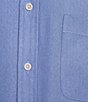 Color:Medium Blue - Image 4 - Short Sleeve Solid Polynosic Jacquard Sport Shirt