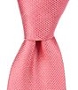 Color:Pink - Image 1 - Solid Textured 3 1/8#double; Woven Silk Tie