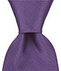 Color:Purple - Image 1 - Trademark Plenny Solid Narrow 3 1/8#double; Silk Tie