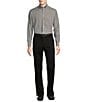 Color:Black - Image 3 - TravelSmart Ultimate Performance Classic Straight Fit Flat Front Non-Iron Chino Pants