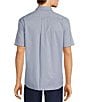 Color:Blue - Image 2 - TravelSmart Easy Care Short Sleeve Small Checked Sport Shirt