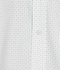 Color:White - Image 4 - TravelSmart Short Sleeve Dot Print Poplin Sport Shirt