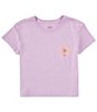 Color:Crocus Petal - Image 2 - Big Girls Feel Free Short-Sleeve T-Shirt