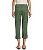 Color:Agave Green - Image 2 - On The Seashore Linen Blend Pants