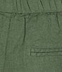 Color:Agave Green - Image 4 - On The Seashore Linen Blend Pants