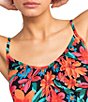 Color:Anthracite Floral - Image 6 - Spring Adventure Floral Print Scoop Neck Swim Cover-Up Dress