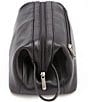 Color:Black - Image 2 - Leather Colombian Toiletry Bag