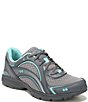 Color:Grey/Aqua - Image 1 - Skywalk Fitness Walking Sneakers