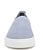 Color:Heather Blue Dawn - Image 6 - Vista Knit Slip On Sneakers