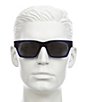 Color:Blue - Image 2 - Unisex SL402 54mm Rectangle Sunglasses