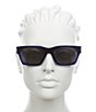Color:Blue - Image 3 - Unisex SL402 54mm Rectangle Sunglasses