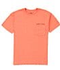 Color:Burnt Coral - Image 2 - Short Sleeve Tribal Tuna T-Shirt