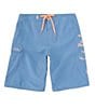 Color:Elemental Blue - Image 1 - Stealth Bomberz 22#double; Outseam Board Shorts