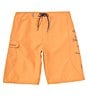 Color:Apricot Crush - Image 1 - Stealth Bomberz 22#double; Outseam Board Shorts