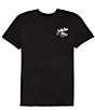 Color:Black - Image 2 - Short Sleeve Castoff T-Shirt
