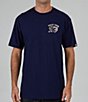 Color:Navy - Image 2 - Short Sleeve Fish Fight T-Shirt