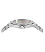 Color:Silver - Image 3 - Men's Vega Quartz Analog Stainless Steel Bracelet Watch