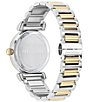 Color:Two Tone - Image 3 - Women's Allure Quartz Analog Two Tone Stainless Steel Bracelet Watch