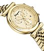 Color:Gold - Image 2 - Women's Ferragamo Ora Moonphase Quartz Chronograph Gold Stainless Steel Bracelet Watch