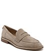 Color:Warm Sand - Image 1 - Beatrice Suede Career Flat Penny Loafers