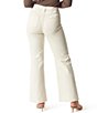 Color:Undyed Natural - Image 2 - Codie 5-Pocket Mid Rise Wide-Leg Denim Jeans