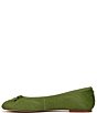 Color:Matcha Green - Image 5 - Felicia Luxe Calf Hair Bow Detail Ballet Flats