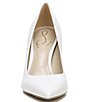 Color:Bright White - Image 6 - Hazel Leather Pointed Toe Pumps