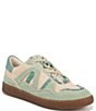 Color:Washed Palm/Linen/Turquois - Image 1 - Jayne Gum Sole Canvas Lace-Up Sneakers