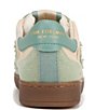 Color:Washed Palm/Linen/Turquois - Image 3 - Jayne Gum Sole Canvas Lace-Up Sneakers