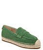 Color:Thyme Green - Image 1 - Kai Suede Espadrille Inspired Loafers