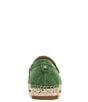 Color:Thyme Green - Image 3 - Kai Suede Espadrille Inspired Loafers