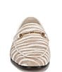 Color:Taupe - Image 6 - Loraine Zebra Calf Hair Bit Detail Loafers