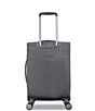 Color:Silver Shadow - Image 2 - Mobile Solution Carry-On Expandable Spinner Suitcase