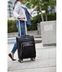 Color:Black - Image 6 - Mobile Solution Carry-On Spinner Suitcase