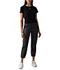 Color:Obsidian - Image 3 - Rebel Cargo Ankle Mid Rise Relaxed Fit Pants