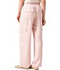 Color:Rose Smoke - Image 2 - Soft Track Tencil Twill High Rise Relaxed Flap Pocket Pull-On Pant