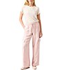 Color:Rose Smoke - Image 3 - Soft Track Tencil Twill High Rise Relaxed Flap Pocket Pull-On Pant