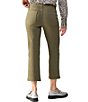 Color:Burnt Olive - Image 2 - Vacation Mid Rise Cropped Flare Pant