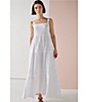 Color:White - Image 4 - Watching Sunset Tiered Square Neck Sleeveless Maxi Dress