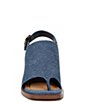 Color:Denim - Image 6 - Sarto By Franco Sarto Atlas Denim Slingback Thong Sandals