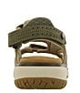 Color:Live Oak - Image 2 - Embark Leather Heel Strap Sport Sandals