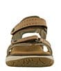 Color:Live Oak - Image 4 - Embark Leather Heel Strap Sport Sandals