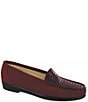 Color:Red Tetris - Image 1 - Simplify Leather Moccasin Loafers