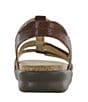 Color:Brandy - Image 2 - Sorrento Comfort Leather Sandals