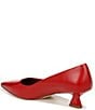 Color:Cherry Red - Image 4 - Sarto by Franco Sarto Diva Leather Kitten Heel Pumps