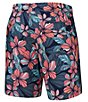Color:Deep Jungle/Maritime - Image 2 - Oh Buoy Two-In-One Deep Jungle Printed 7#double; Inseam Swim Trunks