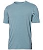 Color:Clay Blue - Image 1 - Short Sleeve DropTemp™ Cooling Technology Lounge T-Shirt